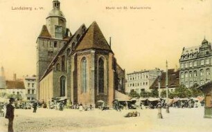 Postkarte, Landsberg an der Warthe (Neumark) (Gorzów Wielkopolski)