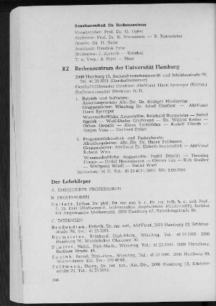 Rechenzentrum der Universität Hamburg