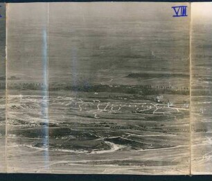 Foto der Gegend von Minaucourt, Ballon-Rundbild VIII
