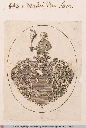 Wappen des David Samuel von Madai