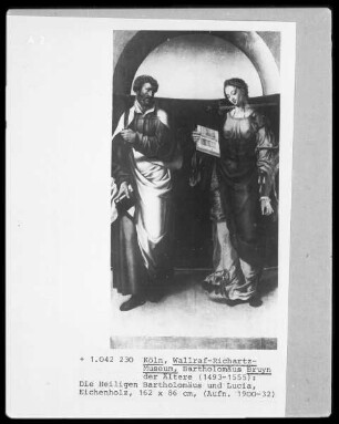 Die Heiligen Bartholomäus und Lucia