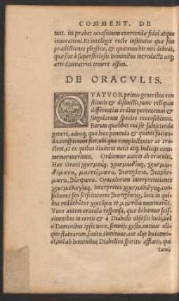 De Oraculis.