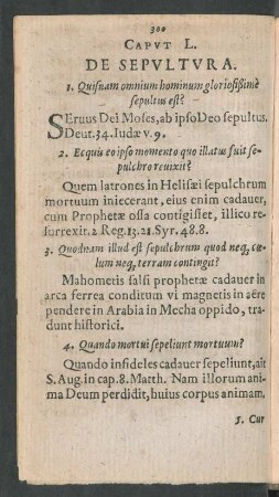 Caput L. De Sepultura.
