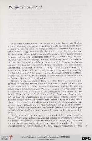 Przedmowa od Autora