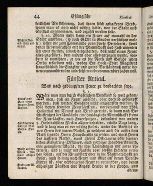 44-52, Fuenfter - Sechster Articul