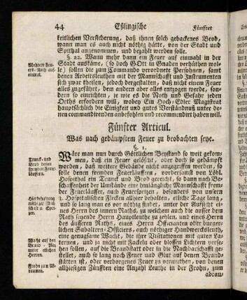 44-52, Fuenfter - Sechster Articul