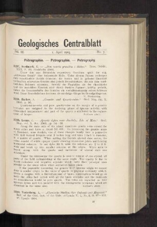 1. April 1903 No. 7.