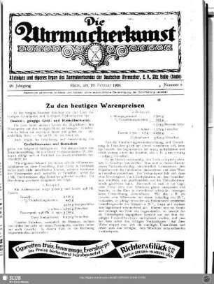 Zu den heutigen Warenpreisen