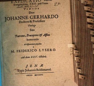 Explicatio elenktikē Evangelii Dom. XXII. post Trinit.