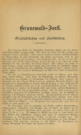 Grunewald-Forst