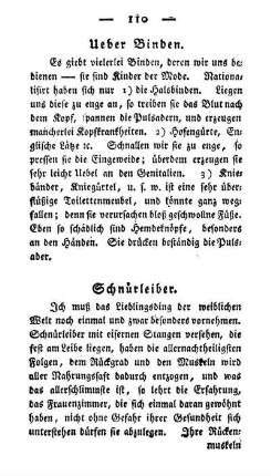 Ueber Binden.