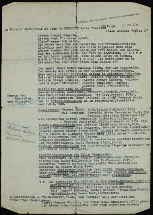 Lieber Freund Eduardo, Besten Dank für Ihren Brief. "Bloc"...