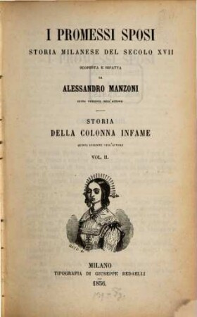 I promessi sposi : storia milanese del secolo XVII. 2
