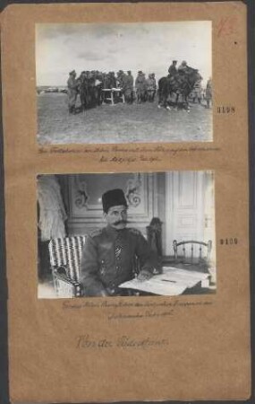 General Hilmi Pascha, Führer der türkischen Truppen in der Dobrudscha