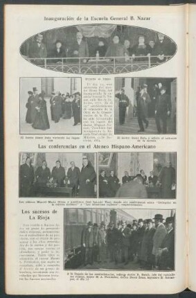 Inauguración de la Escuela General B. Nazar
