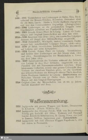 Waffensammlung