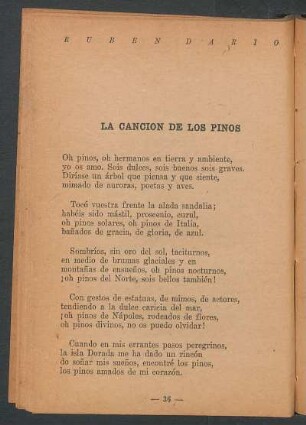 La canción de los pinos