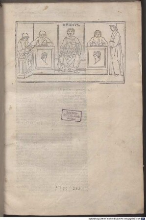 Metamorphoses : mit Versen aus Ovids Tristia (I,7. 35-40). Mit Widmungsbrief an Sicchus Simonetta und Vita Ovidii von Bonus Accursius Pisanus; Epistulae Heroidum. Mit den Antwortbriefen von Sabinus, Exzerpt aus der Suda und Versen antiker Autoren zu Sappho. [1-2], [1]. Metamorphoses : mit Beig. von Bonus Accursius