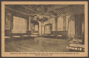 Ansichtskarte "Köpenicker Hof", Festsaal