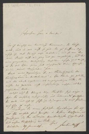 Brief an Unbekannt : 29.01.1864