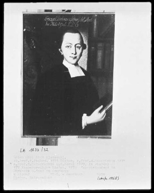 Bildnis des Giessener Universitätsprofessors Erich Christian Klevesahl