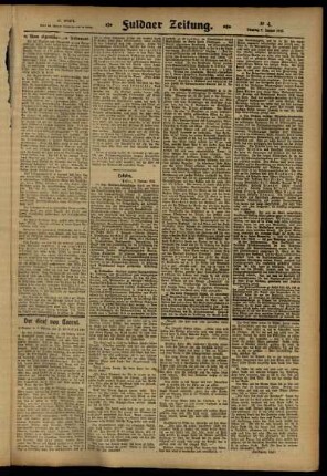 Zweite Ausgabe vom Dienstag, den 07. Januar 1913.