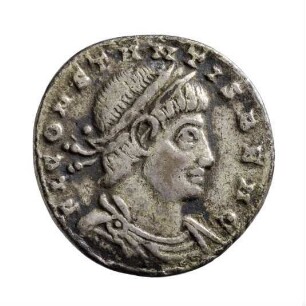 Münze, Follis, Aes 4, 337 n. Chr.