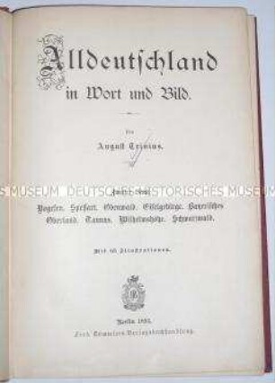 Veröffentlichung über ausgewählte Regionen Deutschlands