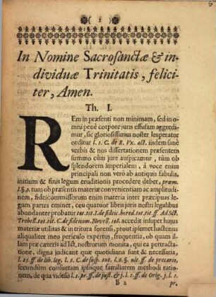 Diss. inaug. iur. de fideicommisso universali testamentario