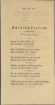 Sprichwörtlich.