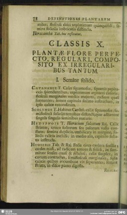 Classis X. Plantae Flore Perfecto, Regulari, Composito Ex Irregularibus Tantum