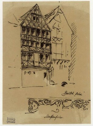 Bürgerhaus in Bad Orb, Giebelfassade