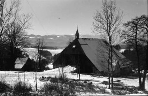 St. Märgen: Hof bei St. Märgen; Hintergrund Feldberg
