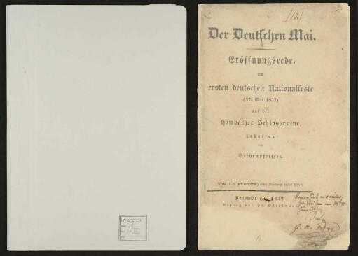 Untersuchung gegen Dr. Ph. J. Siebenpfeiffer