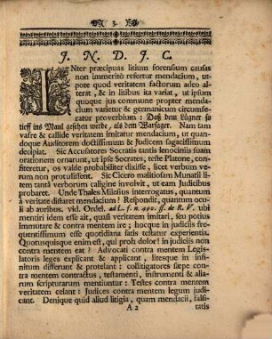 Exercitatio circvlaris exhibens mendaciorvm poenas