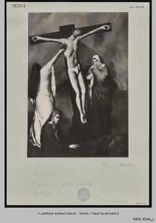 Triptychon von Golgatha : Kreuzigung