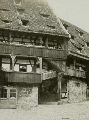 Bamberg. Alte Hofhaltung : Bamberg. Alte Hofhaltung. Hofanlage, Westflügel Hofgebäude II
