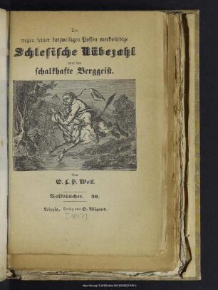 Der wegen seiner kurzweiligen Possen merkwürdige Schlesische Rübezahl oder der schalkhafte Berggeist