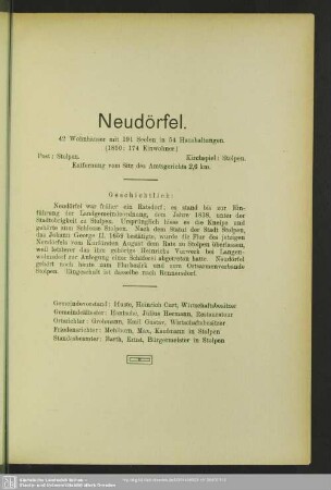 Neudörfel