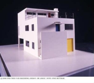 Wohn- und Atelierhaus des Architekten - Modell des Gesamtgebäudes