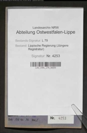Regelung des Armenwesens in den Ämtern Blomberg, Schieder und Schwalenberg