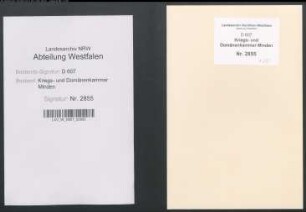Vererbpachtung der zum Forstamt gehörigen Ochsenweide (Amt Petershagen) - Band 1