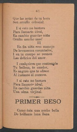 Primer beso