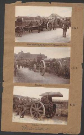 21 cm Geschütz bei Ingersheim/Vogesen