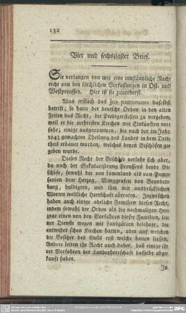 Vier und sechzigster Brief