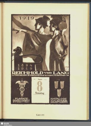 8. August. Sonntag. Reichhold und Lang