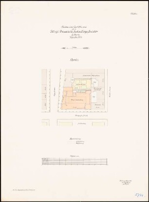 Preußische Seehandlung, Berlin: Lageplan 1:500
