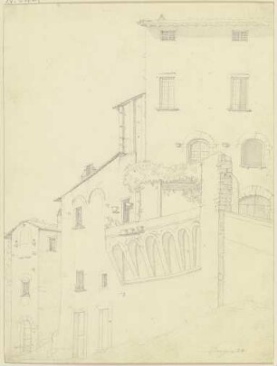 Häuserzeile in Perugia