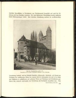 Abb. 210. Garnisonskirche zu Ulm a. D. Ausgeführt von der Firma Dyckerhoff & Widmann, A.-G., Karlsruhe.