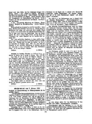 Ministerialerlaß vom 1. Februar 1912